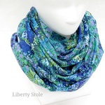☆京都の洋服のお直し屋さんがお仕立てした、華やかなLIBERTY手作りストール☆