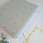 カルトナージュの本型BOX（Lace flower - mini flower）