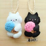 春はる猫　アイスクリーム【6/15まで受付☆受注販売】