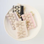 4色セット　6cmファスナー×4cm  インド刺繍リボン
