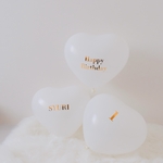 【heart】birthday balloon ≀　誕生日　ハーフバースデー　100日　お食い初め  バルーン　ハートバルーン