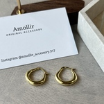 Gold【つけっぱなし OK / S925】サークルピアス/シルバー925ピアス つけっぱなしピアス ゴールドピアス ワンタッチピアス キャッチレスピアス フープピアス ギフト ピアス