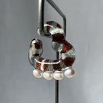 HEART bomb earcuff ( moss ) // 片耳用 ( 右耳 )