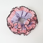 chiffon / purple check