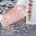 5/16 NEW✨新商品🈹今週だけ15%OFF【170円→144円】【brsr136】【5.5mm】 【150個】 オリジナル♪手染めビーズ  フラワービーズ