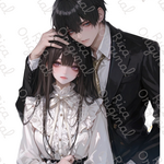 [Rainy-15] レイニー☔️シリーズ🌷　RICA オリジナルステッカー　人物ステッカー　女の子　男の子　カップル　コラージュ素材