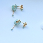 エメラルド、新緑のピアス