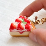 いちごタルトのキーホルダー