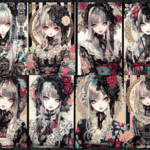 【5月受注販売品】SWEET GIRL AI DOLL CS　コラージュシート