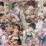 【5月受注販売品】SWEET BOY FLOWER CS　コラージュシート