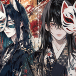 【5月受注販売品】SWEET BOY JAPANESE FOX MASK  DP　コラージュシート
