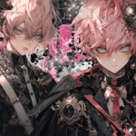 【5月受注販売品】CUTE BOY PINK CS　コラージュシート