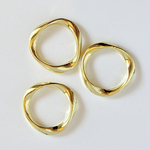 133)１０個 / サークルパーツ / 20mm / ハンドメイドパーツ / アクセサリーパーツ / ピアスパーツ / イヤリングパーツ / インポートパーツ / コネクター / ゴールドパーツ