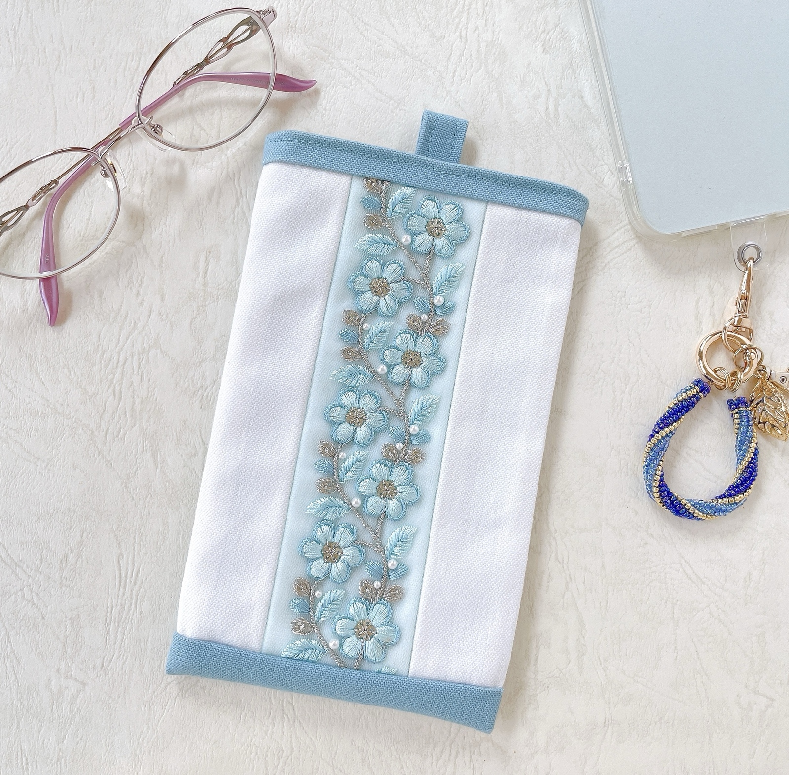 刺繍 - メガネケースの人気通販 | minne byGMOペパボ 国内最大級の