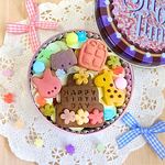 おたんじょうびクッキー缶 ☆HAPPY BIRTHDAY!☆