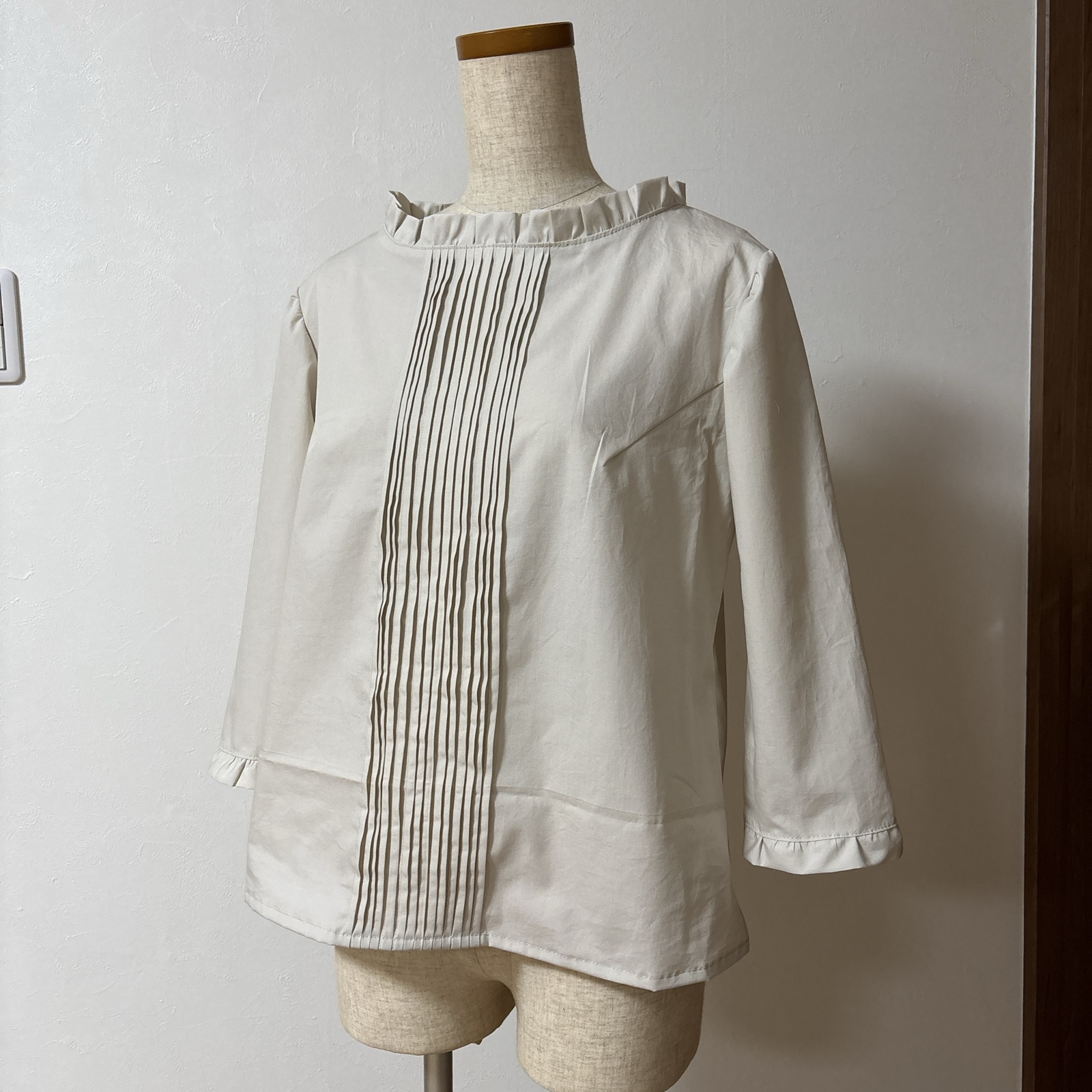 （専用）ハンドメイド ミナペルホネン ダックスちゃん ミナペルホネン one day タックギャザースカート ハンドメイド