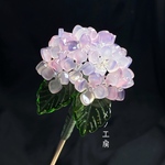 【数量限定】紫陽花の一本かんざし　濃い青グラデーション