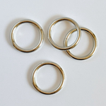 226)［CCB］サークルパーツ(18mm・10個) / シルバー / 丸・サークル / アクセサリーパーツ