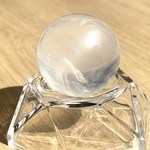✨月光を宿す癒しの石✨ミルキークォーツ丸玉 