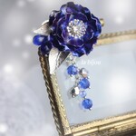 瑠璃色牡丹　ポニーフック