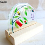 【受注作成】七夕　七夕飾り　半円　ガラス　7月　風物詩　シーズン　夏