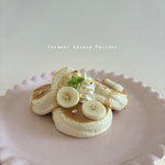 キャラメルバナナパンケーキ　フェイクスイーツ　おままごと