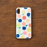 フラワーのガラススマホケース
