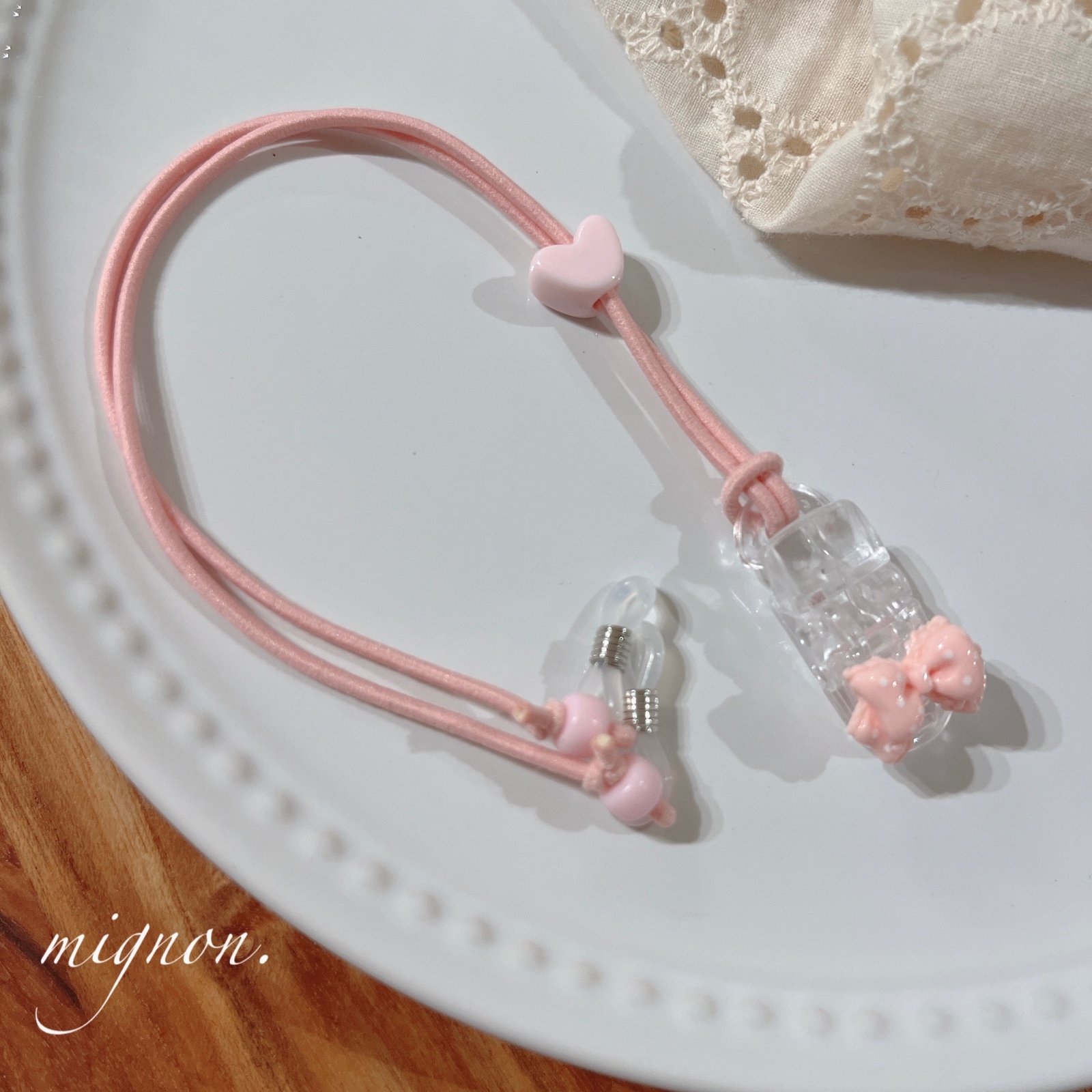 No.3 補聴器・人工内耳 落下防止ストラップ - mignon. | minne byGMO