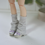 1/6サイズ【ヒール】2way Frill (シルバー×パープル）
