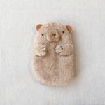 もふもふ動物ぬいぐるみポーチ（カフェモカくま）