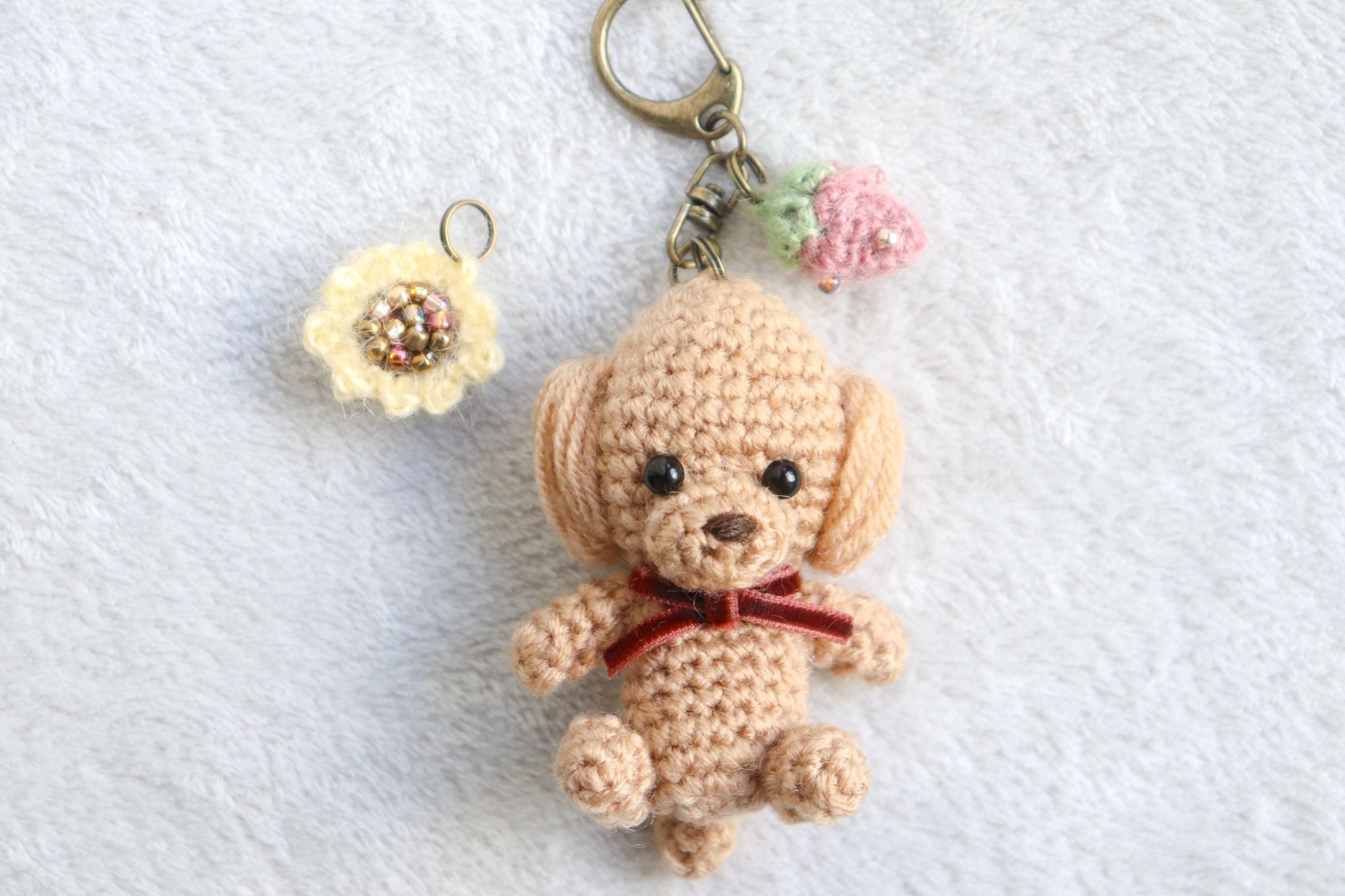 トイプードルのあみぐるみキーホルダー - KiNa'S GALLERY | minne