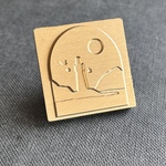 灯台　景色　シーリングスタンプヘッド
