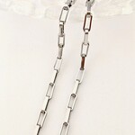 ステンレス チェーン シルバー 15cm 金具 パーツ チャーム ネックレス