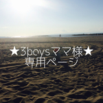 ✞3boysママ様専用ページ✞