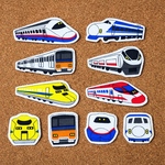 ➄ 新幹線 電車 アイロンワッペン  布ワッペン アップリケ