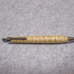 高野槙ジン　縮み杢　金襴杢　木軸ボールペン(シャープペンシル)