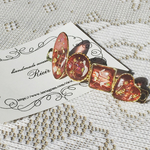 ＊antique flower バレッタ(ボルドー)＊