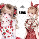 🍓original sticker « no.8796 »     //     人物ステッカー オリジナルステッカー オリジナル人物ステッカー ステッカー cotton melody