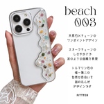beach_003 / クリア スマホケース ハンドメイド 全機種対応 iPhone16 iPhone17 android