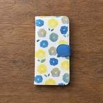 フラワーの手帳型スマホケース