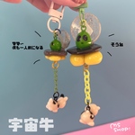 - ̗̀人気No.🥇 ̖́-宇宙牛🛸👽牛ストラップ
