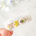 梅雨を彩る和菓子＊ピアス／イヤリング＊ミニチュア
