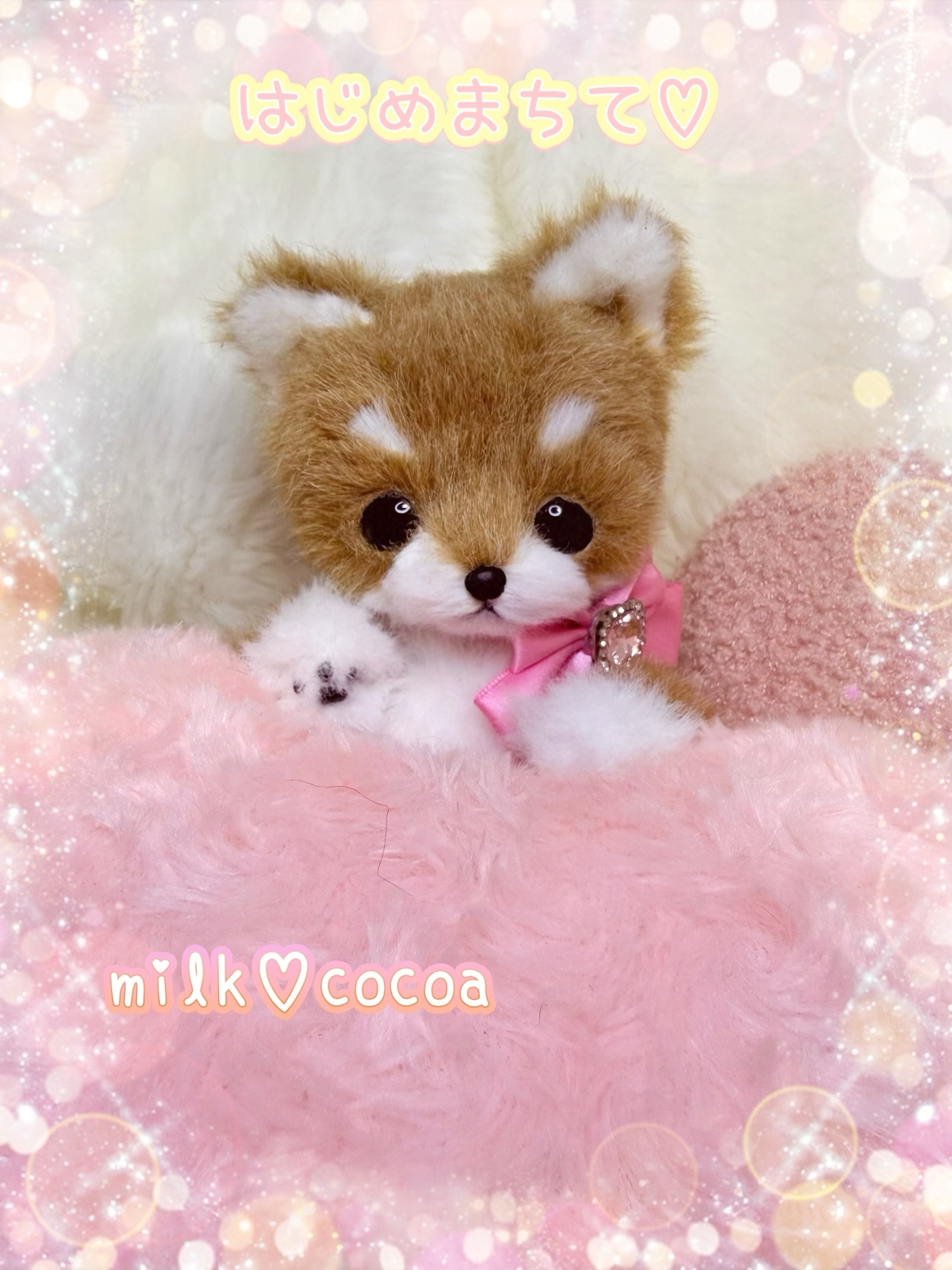 ふわふわ☆お花のベビーうさぎちゃん☆milkcocoa *:.｡. milk cocoa