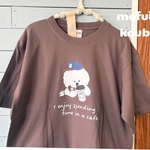 （🔵Lサイズ）Cafe Tシャツ（チャコール）