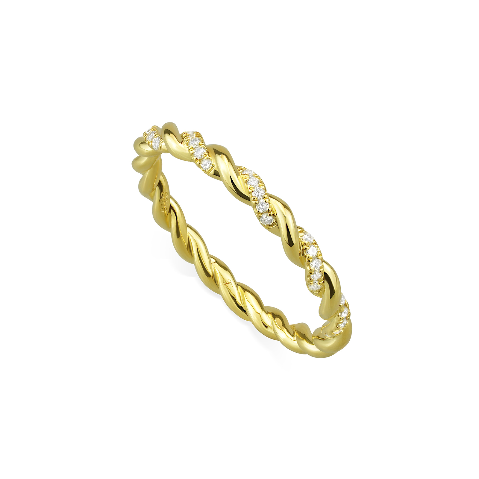 インターロックパヴェリング J-R251217（4週間発送） - Takeda Jewelry 