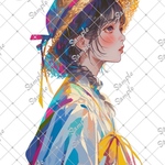 ℳ. xoxoshop オリジナル人物ステッカー2026.5月No.254