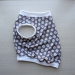 フレブル服　花柄クールメッシュタンクトップ　グレー