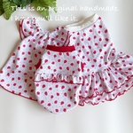 犬服 夏服 接触冷感 いちご  スイカ  ひんやりワンピース
