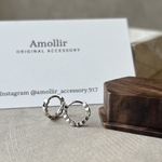 Silver【つけっぱなし OK / S925】多角形フープピアス/シルバー925ピアス つけっぱなしピアス ゴールドピアス ワンタッチピアス キャッチレスピアス フープピアス ギフト ピアス
