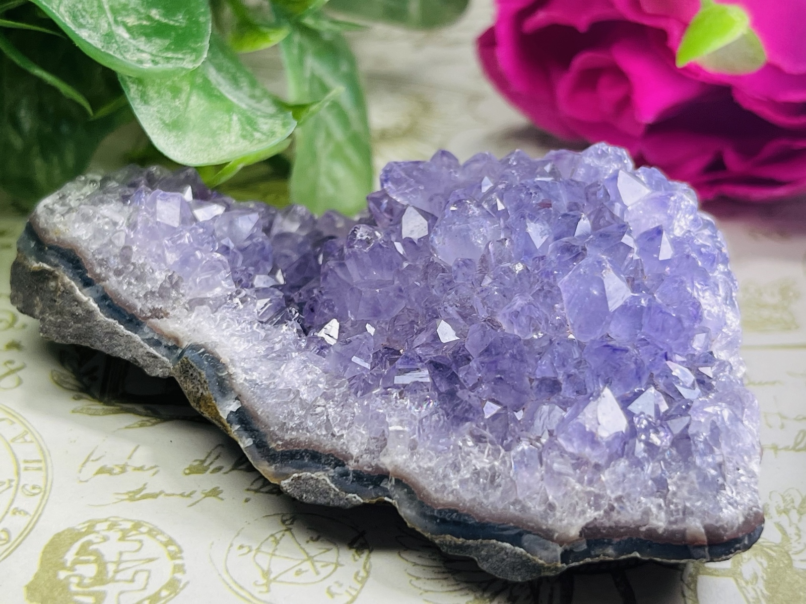 淡い紫水晶 アナンダライト 天然レインボー 神の至福の光 ✨ アナンダ 